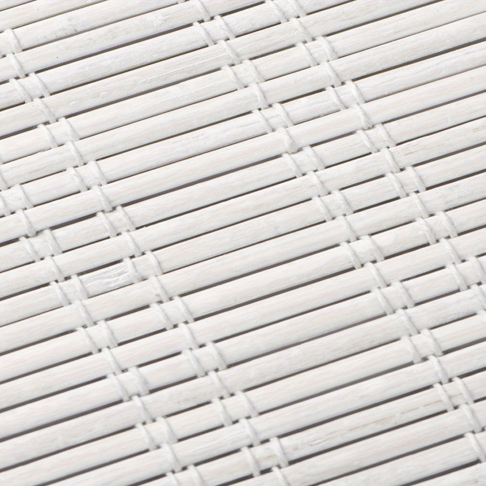 Woven Bamboo Roman Window Shade in Six Exact Color Names, 60-Inch Height and Widths from 23 to 48 Inches