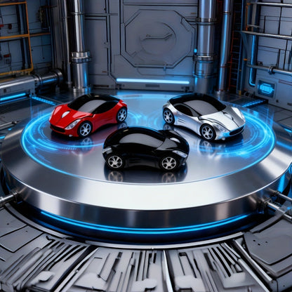 Novelty Car-Shaped Wired USB Optical Computer Mouse in Black or Red for Desktop and Laptop Use