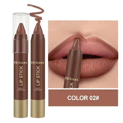 Full Coverage Matte Lipstick Set 6 Shades Waterproof Long-Lasting Non-Fading – Velvet Paste Formula Orange Brown Pink Purple Red Lip Color for All Skin Tones Daily Wear Gift Women
