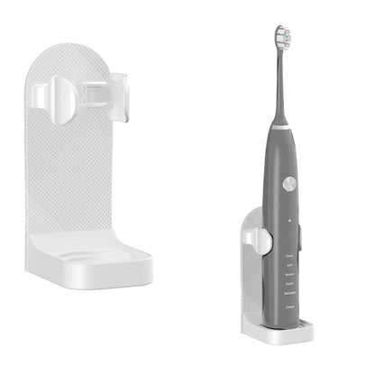 Wall-Mounted Toothbrush Organizer with Dispenser, Side Brush Stand and Two- or Three-Cup Options