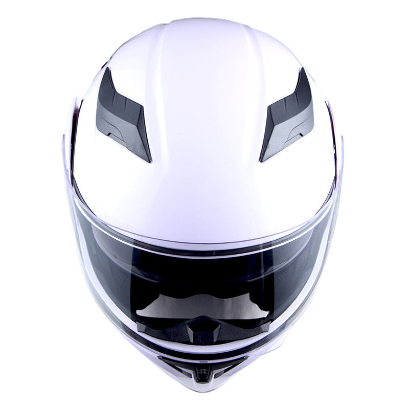 Motorcycle Modular Full Face Helmet Flip Up Dual Visor Inner Smoked Shield Lightweight Aerodynamic Thermoplastic Shell Removable Washable Interior for Men Women, Multiple Colors S M L XL
