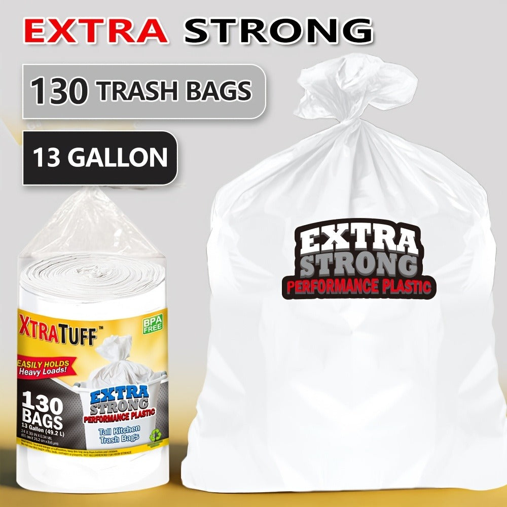 13-Gallon Black or Clear Trash Bags with Standard or Drawstring Styles in 44 to 360-Count Packs