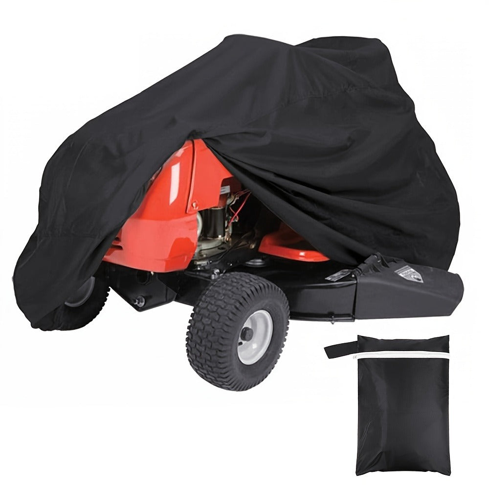 Riding Lawn Mower Cover 54"x30"x36" – 210D Heavy Duty Waterproof Oxford Fabric Tractor Cover with Drawstring | UV, Rain & Dust Protection | Fits 55" Mowers