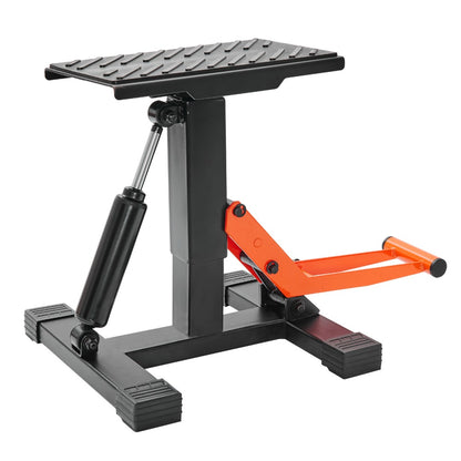 Hydraulic Motorcycle Lift Table 440 LBS Capacity Adjustable Height Repair Stand for Dirt Bike Pit Bike ATV - Smooth Elevation Maintenance Jack