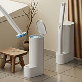 White Toilet Brush (Replacement Head Not Included)