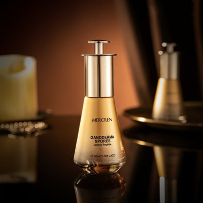 Collagen Peptide Face Oil with Ganoderma Spores & Mushroom Extract — Anti-Aging Firming Brightening Serum Oil for Radiant Youthful Skin All Skin Types