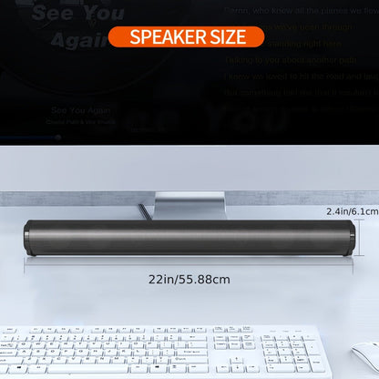 4D Echo Pearl Hi-Fi Soundbar with Subwoofer – Surround Sound Speaker System for TV, Computer & Laptop, Infrared Remote Control, Wired & Wireless, Portable Home Theater Soundbar