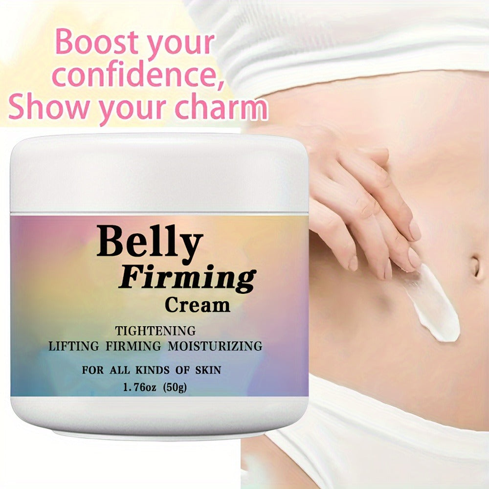 Body Cream 50g Jar with Caffeine Shea Butter Vitamin E and Macadamia Oil for External Belly Arm and Body Use