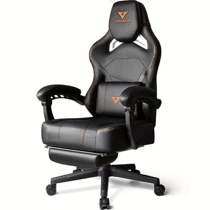 Big and Tall Oversized Gaming Chair with Footrest and High Back for Home Office detail image - detail view 6