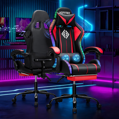 Gaming Chair shown in the Red+Black option
