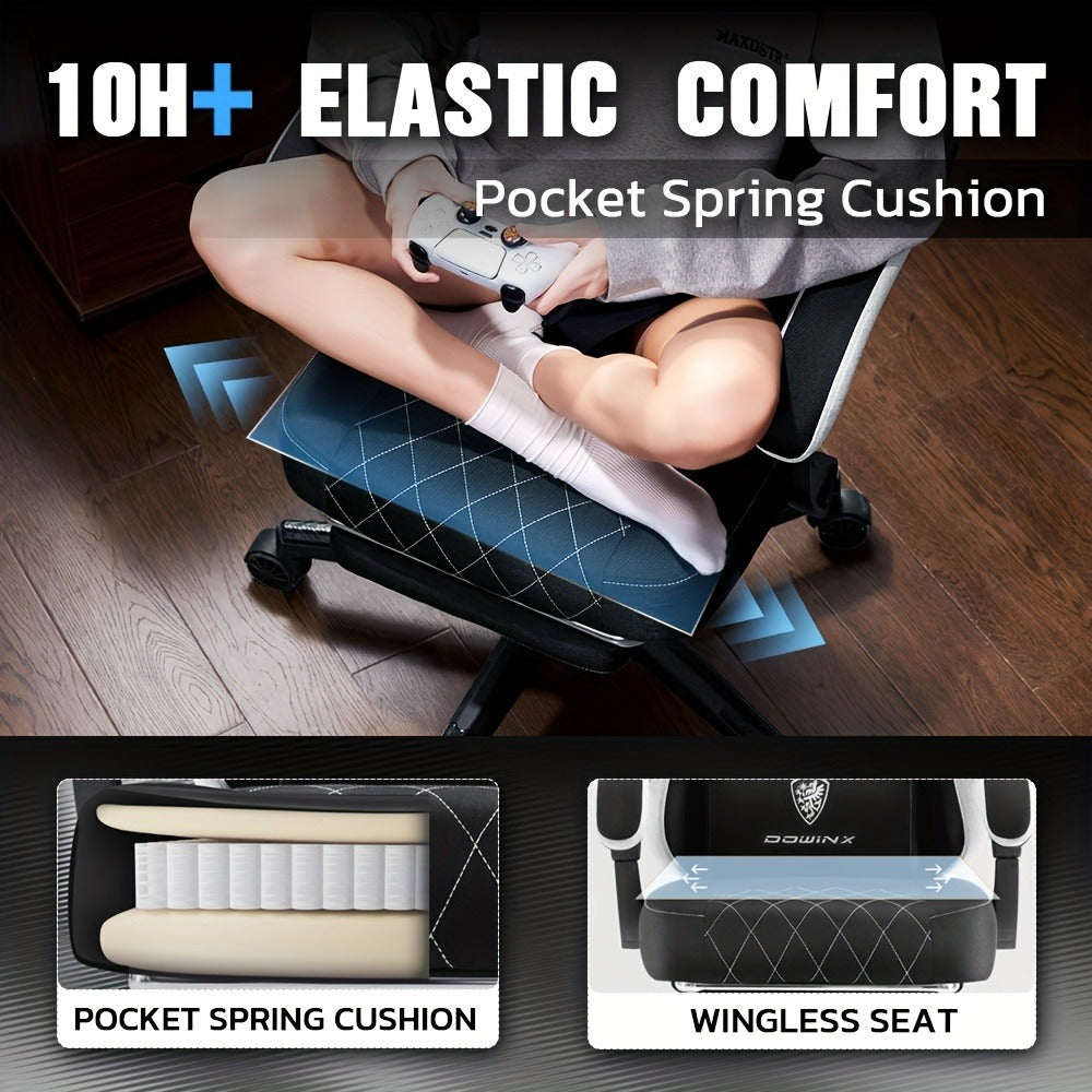 Big and Tall Tall Gaming Chair with High Back, High-Back Gaming Seat for Bedroom detail image - detail view 13