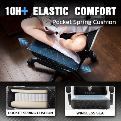 Big and Tall Tall Gaming Chair with High Back, High-Back Gaming Seat for Bedroom detail image - detail view 13