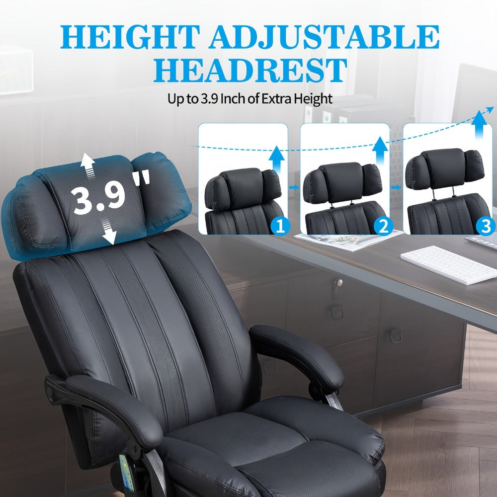 Big and Tall Tall Office Chair, Ergonomic Desk Chair for Comfortable Everyday Seating detail image - detail view 10