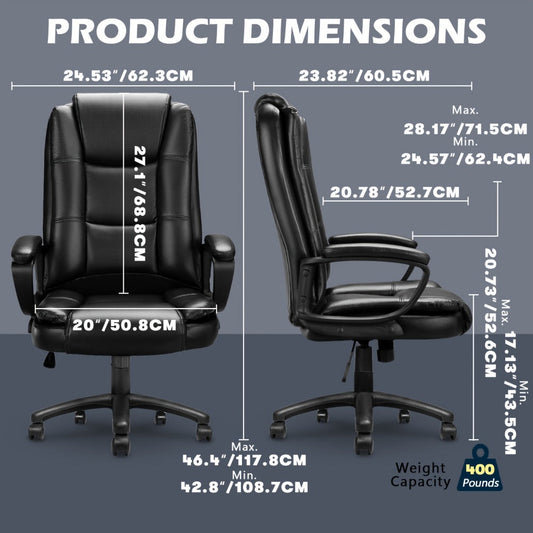 Big and Tall Tall Office Chair with High Back for Home Office detail image