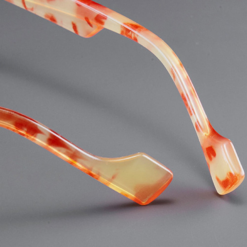 Blue Light Glasses - Blocking 2 Pack Vintage Oversized Square Round Clear Lens PC Frame Unisex - product detail view 13