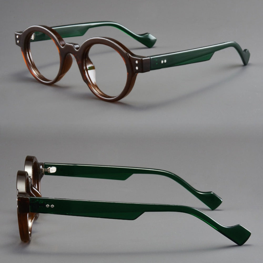 Blue Light Glasses - Blocking 2 Pack Vintage Oversized Square Round Clear Lens PC Frame Unisex - product detail view 15