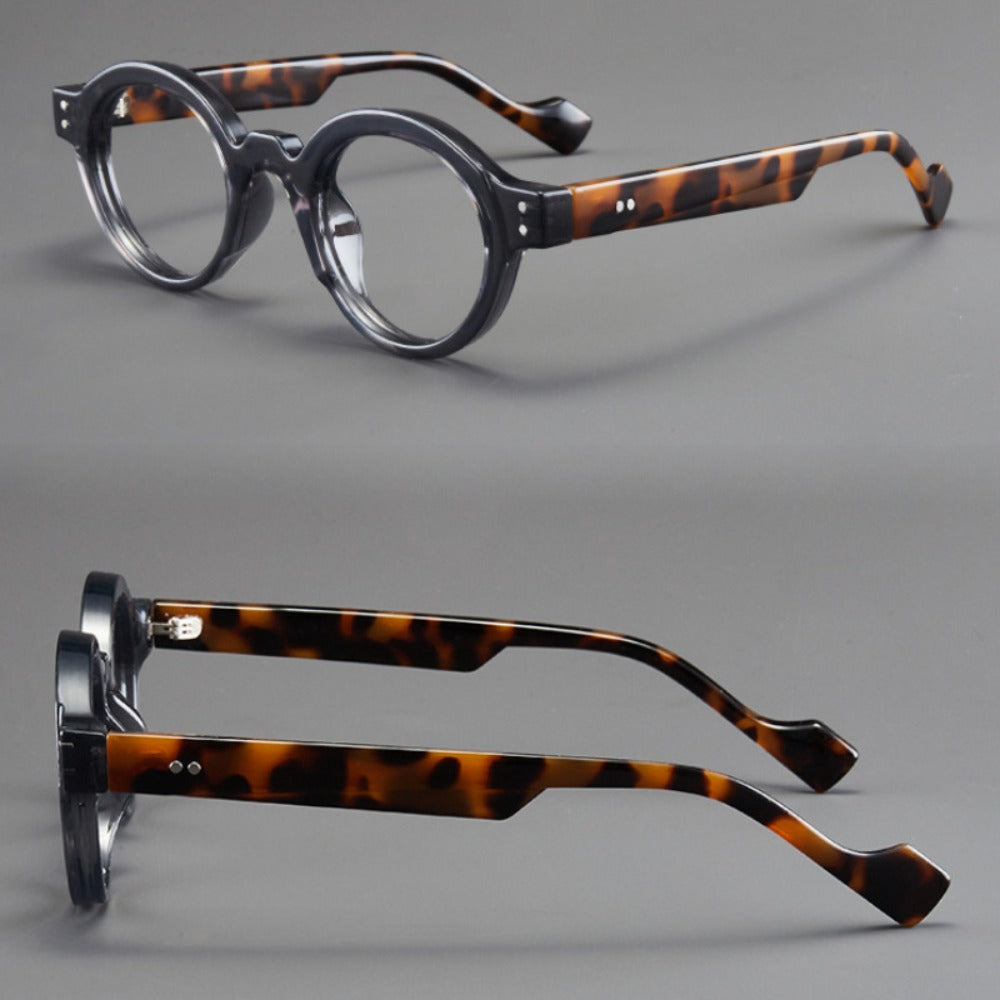 Blue Light Glasses - Blocking 2 Pack Vintage Oversized Square Round Clear Lens PC Frame Unisex - product detail view 16