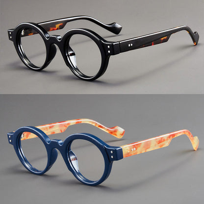 Blue Light Glasses - Blocking 2 Pack Vintage Oversized Square Round Clear Lens PC Frame Unisex - product detail view 18