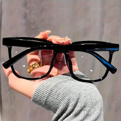 Blue Light Glasses - Blocking 3 Pack Unisex Rectangular Frame Clear Black Campus Style Anti - product detail view 4