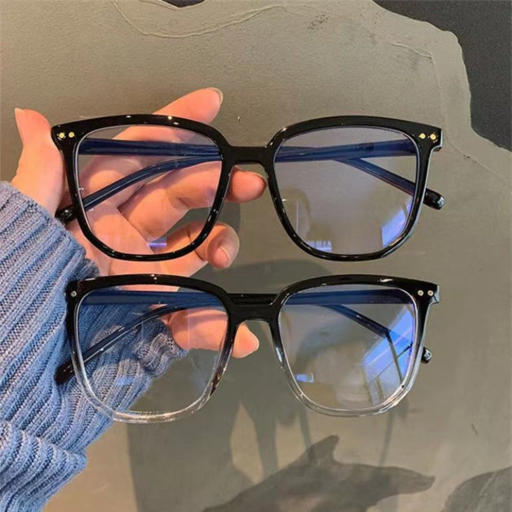 Blue Light Glasses - Blocking 3 Pack Unisex Rectangular Frame Clear Black Campus Style Anti - product detail view 8