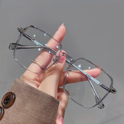 Blue Light Glasses - Blocking Clear Frame with Heart Pattern Legs - Ultra Thin Non-Prescription - product detail view 5