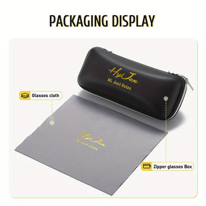 Blue Light Glasses - Blocking Double Beam Metal Frame Non-Prescription Plain Lenses Lightweight - product detail view 7