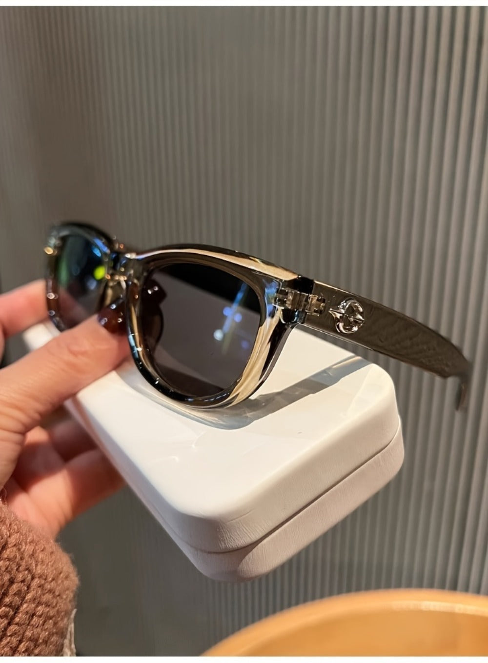 Blue Light Glasses - Driving for Men and Women Anti TAC Resin Lenses Polycarbonate Frame - product detail view 10