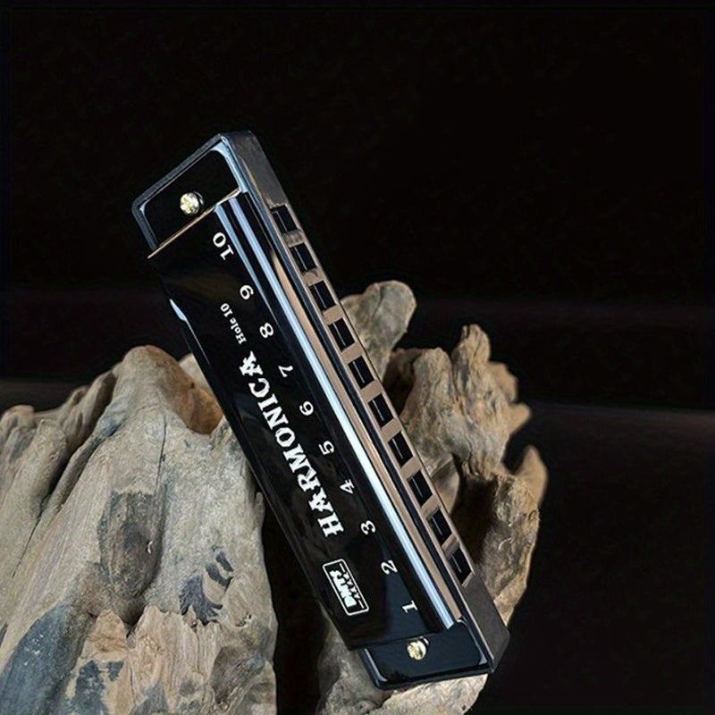 Blues Harmonica shown in the Black option