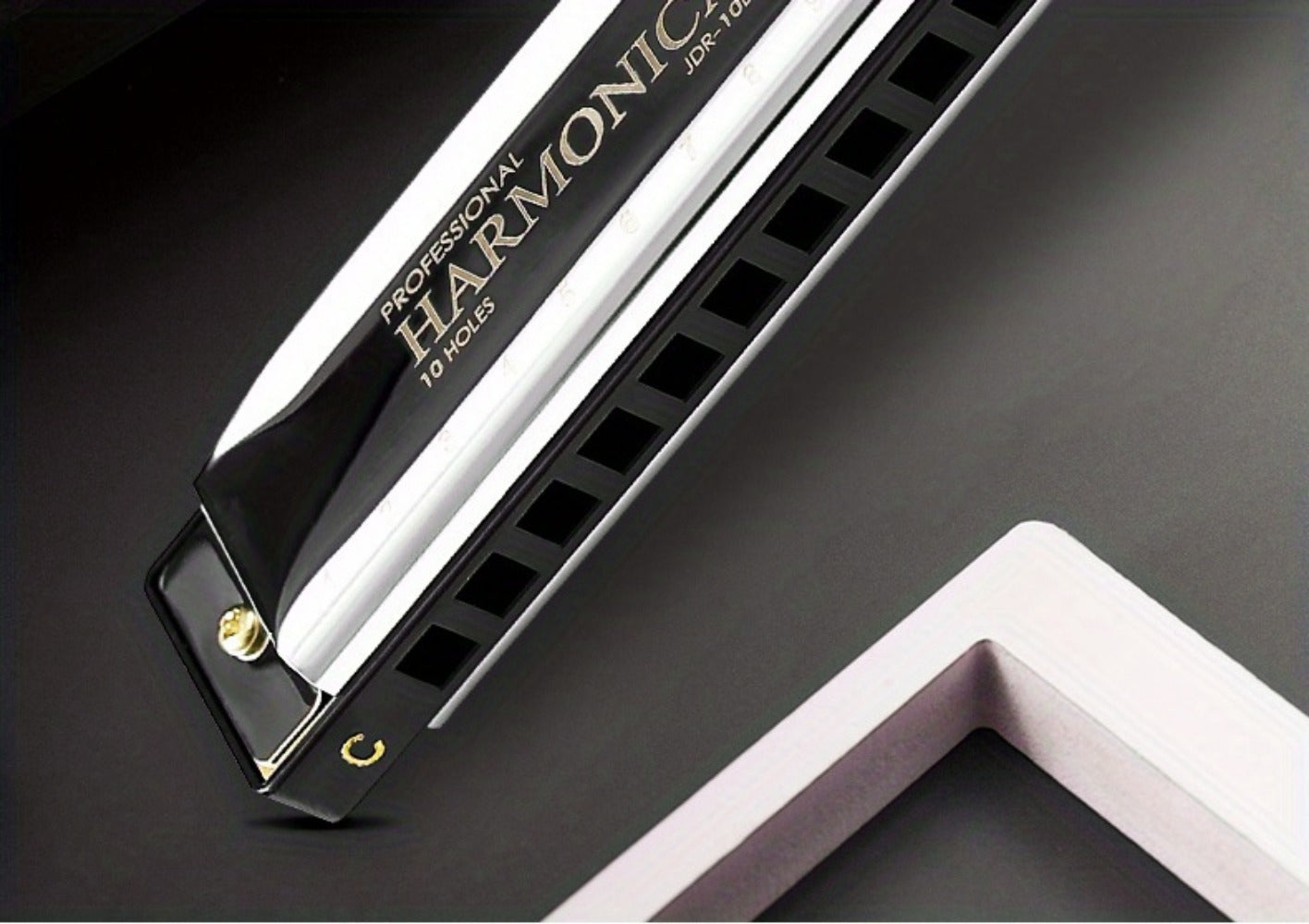 Blues Harmonica, Golden, Professional, Hole, C-Key for Blues Practice detail image - detail view 26