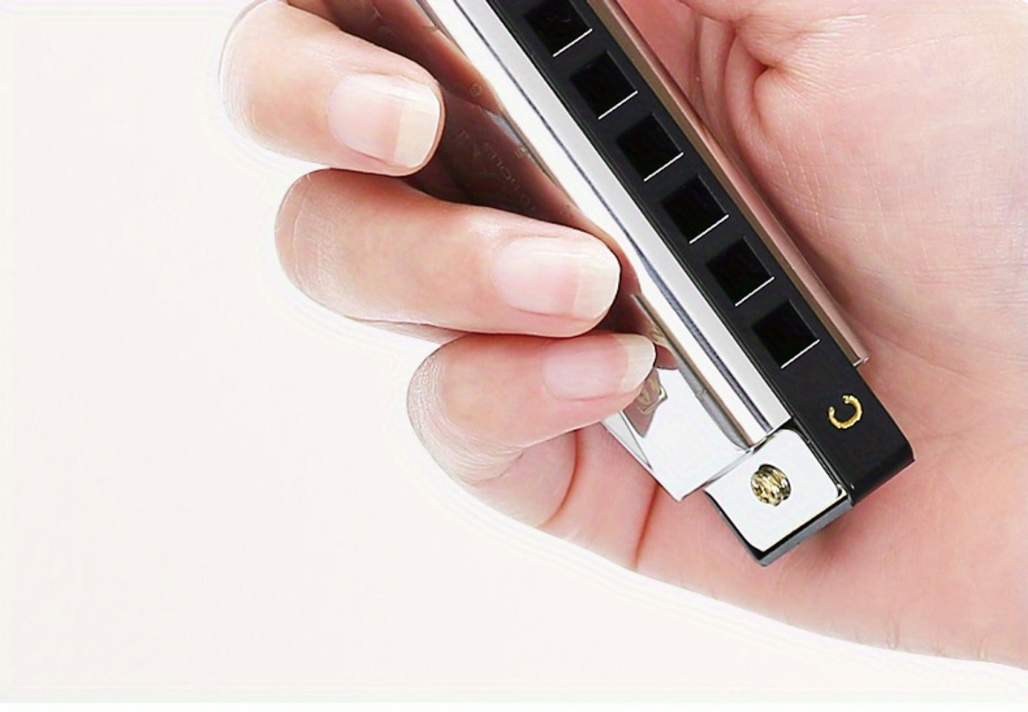 Blues Harmonica, Golden, Professional, Hole, C-Key for Blues Practice detail image - detail view 28