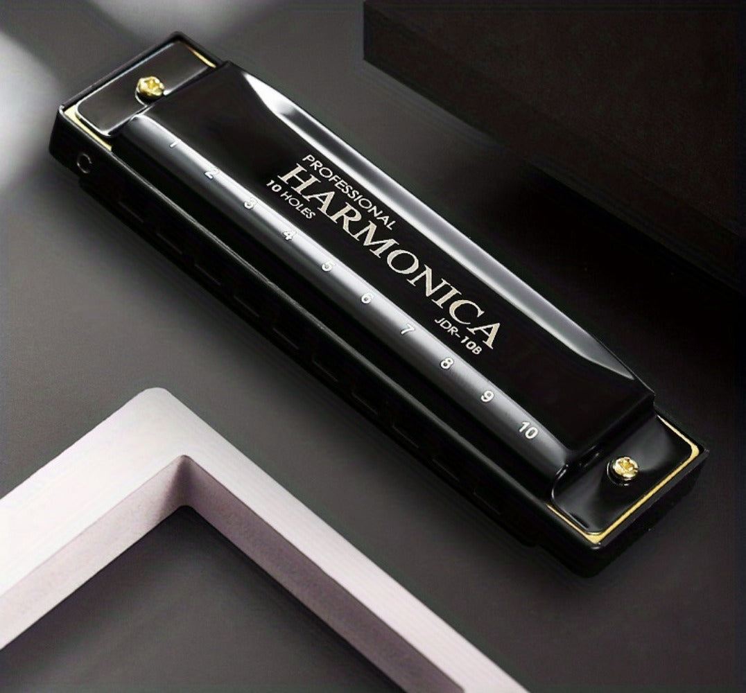 Blues Harmonica, Golden, Professional, Hole, C-Key for Blues Practice detail image - detail view 30