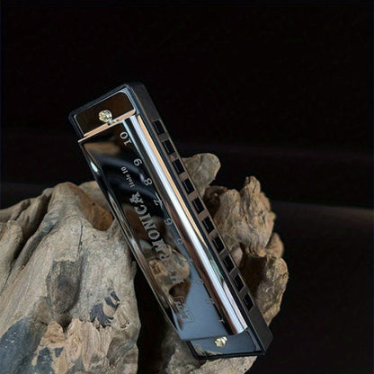 Blues Harmonica, Golden, Professional, Hole, C-Key for Blues Practice detail image - detail view 5