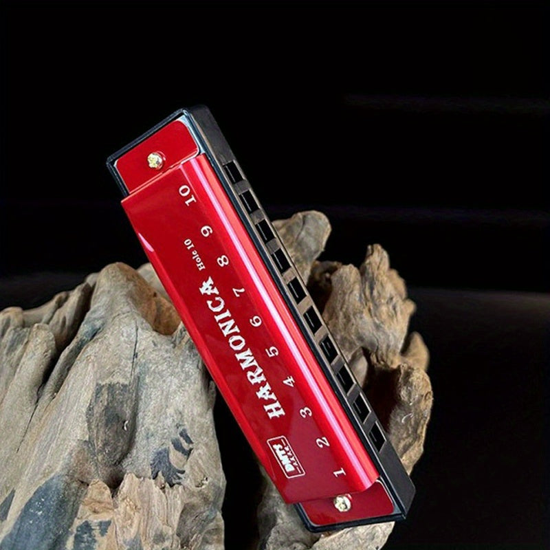 Blues Harmonica shown in the Red option