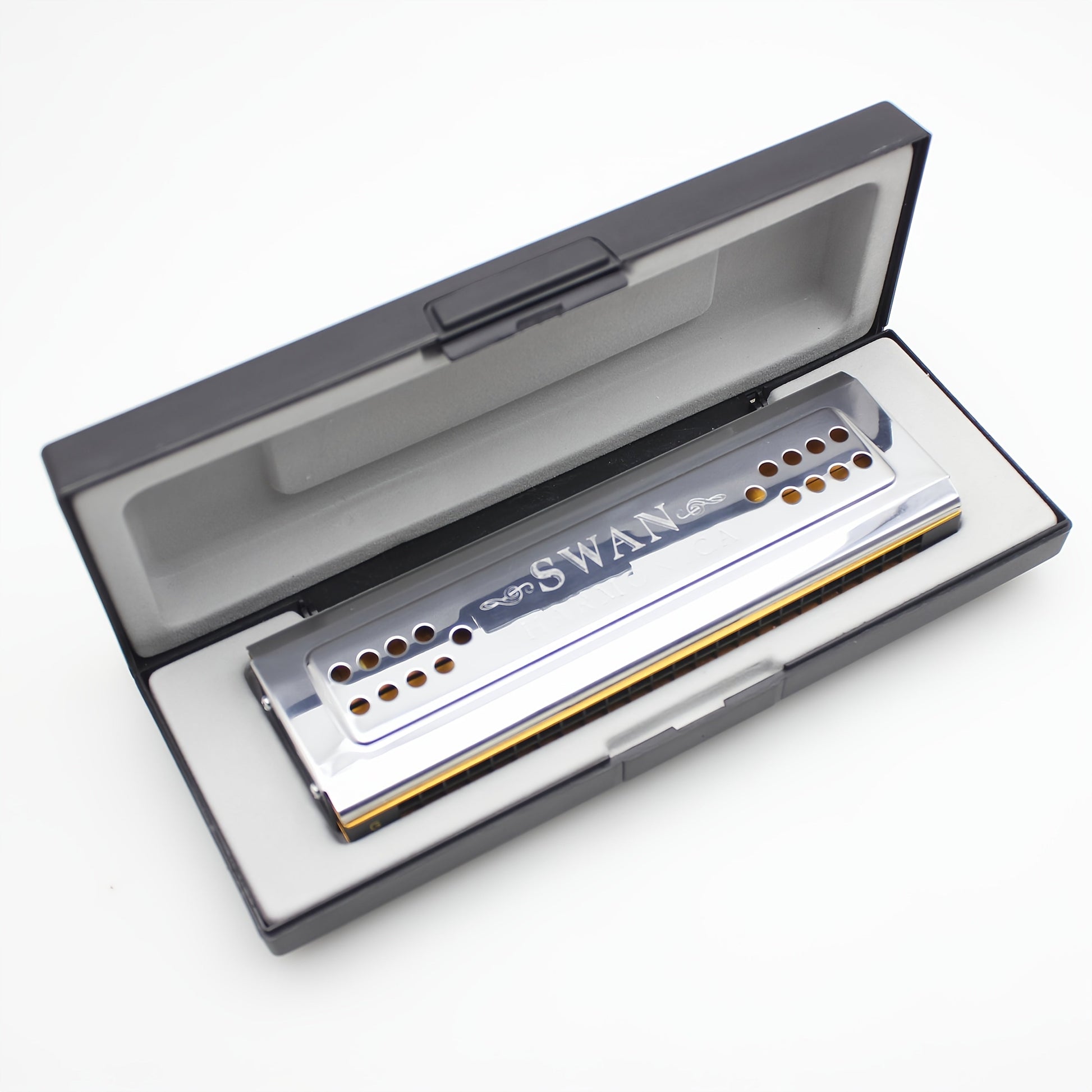 Blues Harmonica shown in the 24-Hole Diatonic C/G Double-Scale Harmonica option