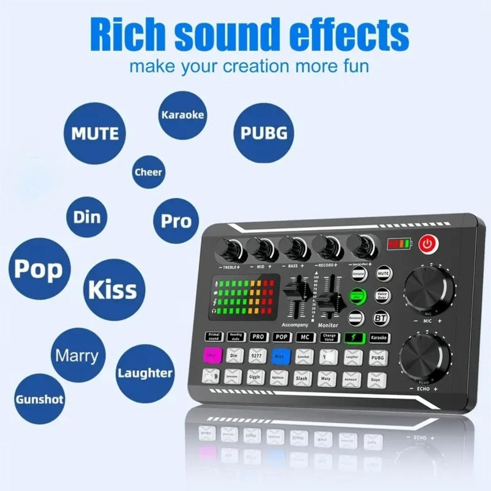 BM-800 Condenser Microphone Kit with Mixer, Boom Arm and Accessories detail image - detail view 11