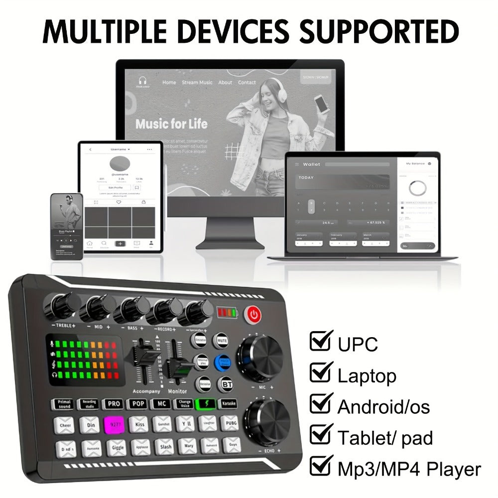 BM-800 Condenser Microphone Kit with Mixer, Boom Arm and Accessories detail image - detail view 15