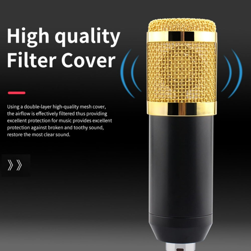 BM-800 Condenser Microphone Kit with Mixer, Boom Arm and Accessories detail image - detail view 4