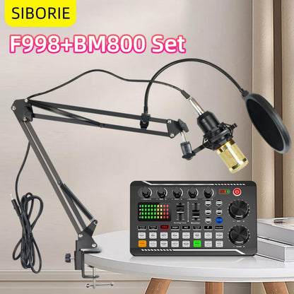 BM-800 Condenser Microphone Kit with Mixer, Boom Arm and Accessories detail image - detail view 6