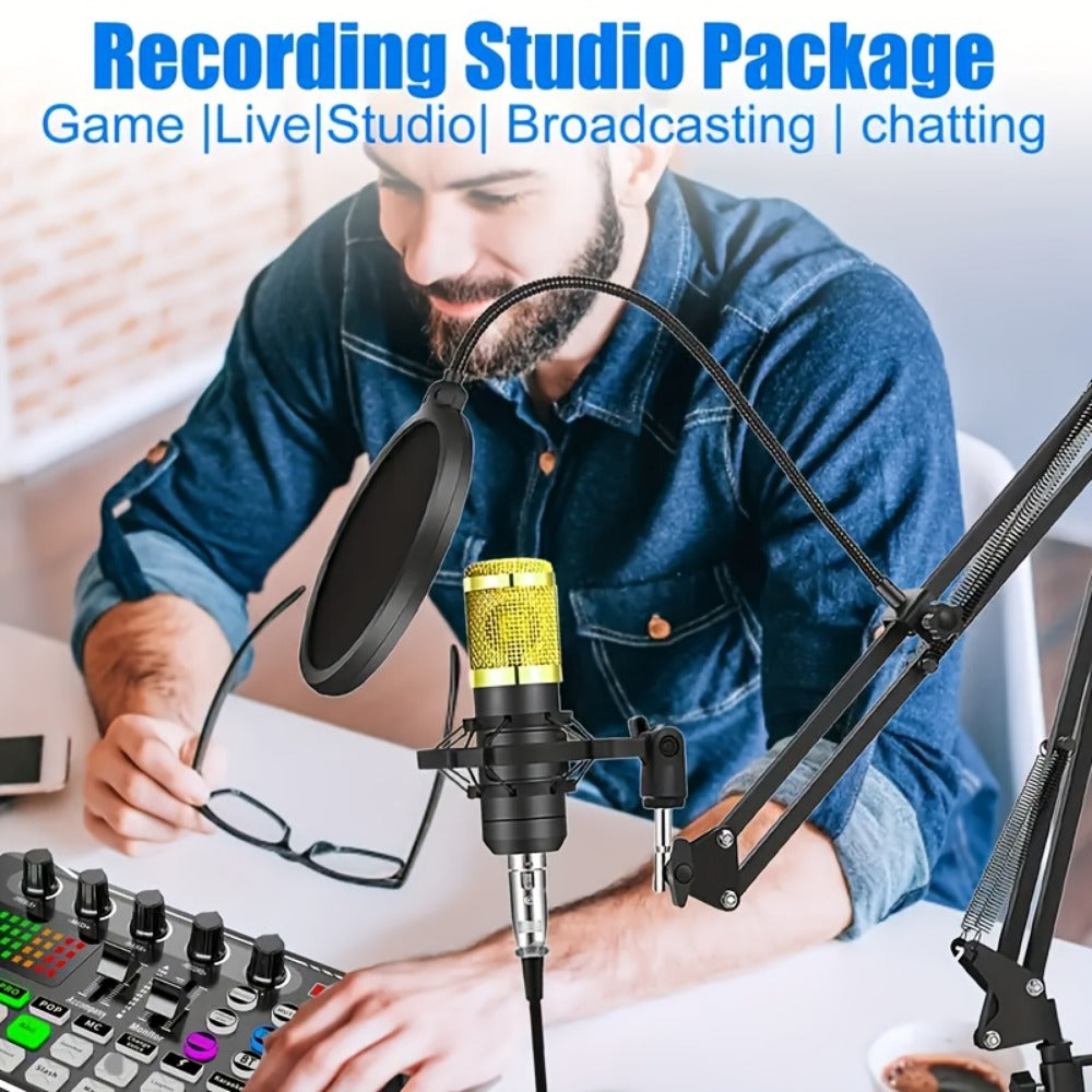 BM-800 Condenser Microphone Kit with Mixer, Boom Arm and Accessories detail image - detail view 8