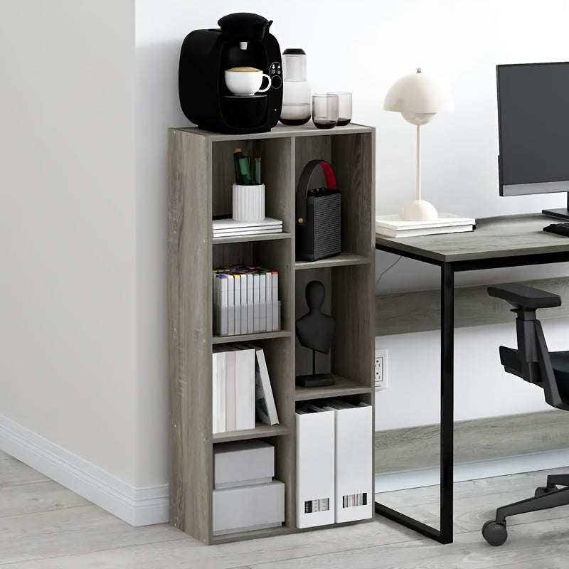 Bookcase shown in the Grey, Engineered Wood option