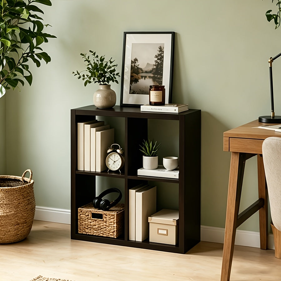 Bookshelf shown in the 4-Chocolate Brown option