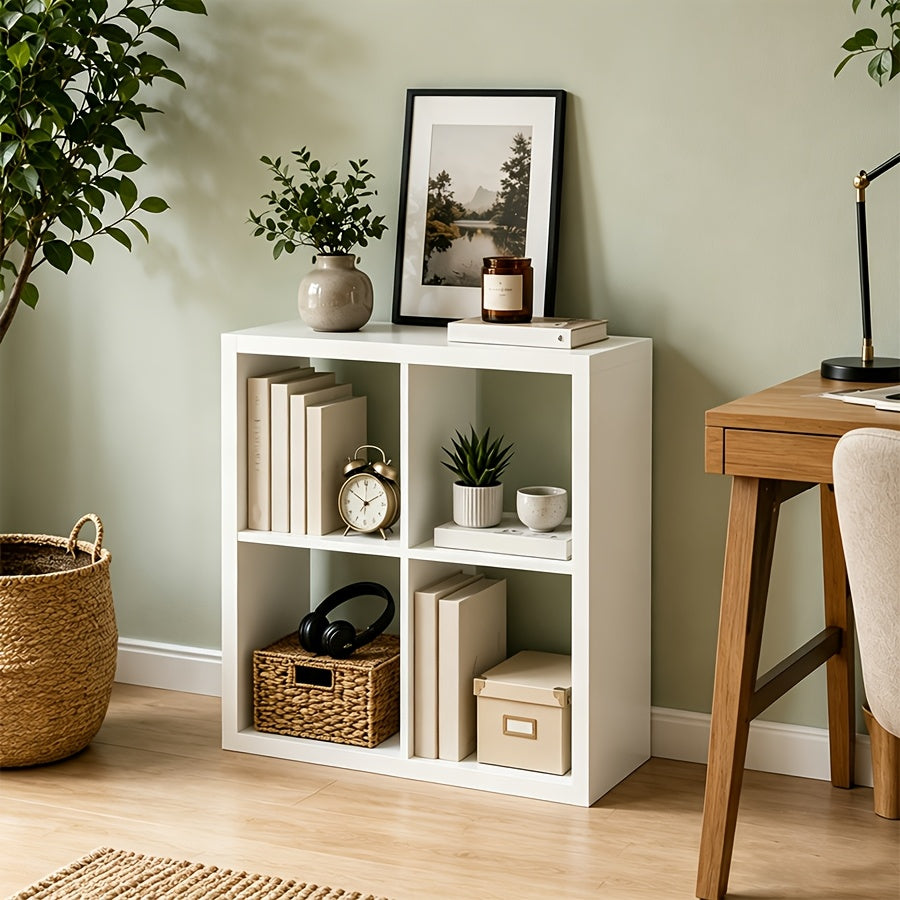 Bookshelf shown in the 4-white option