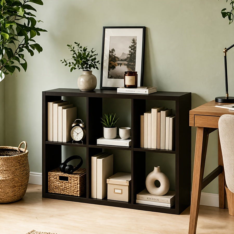 Bookshelf shown in the 6-Chocolate Brown option