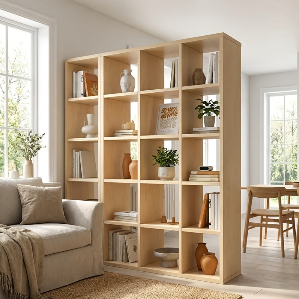 Bookshelf, Cube Storage 2 3 4 6 8 9 Cube Open Display Cabinet Thick Frame Floor Standing shown in the main product view