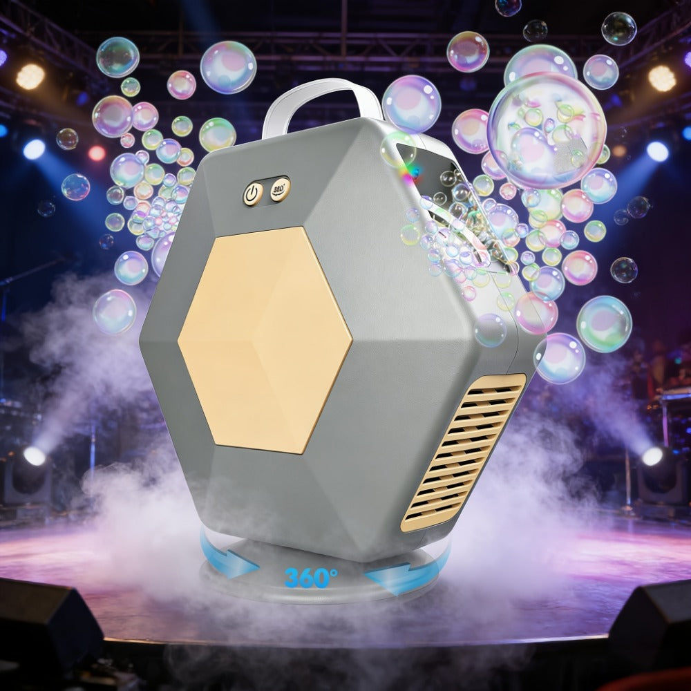 Bubble Machine, 360, Rotatable, Stage for Parties for Home Practice, Rehearsal and Live detail image - detail view 3