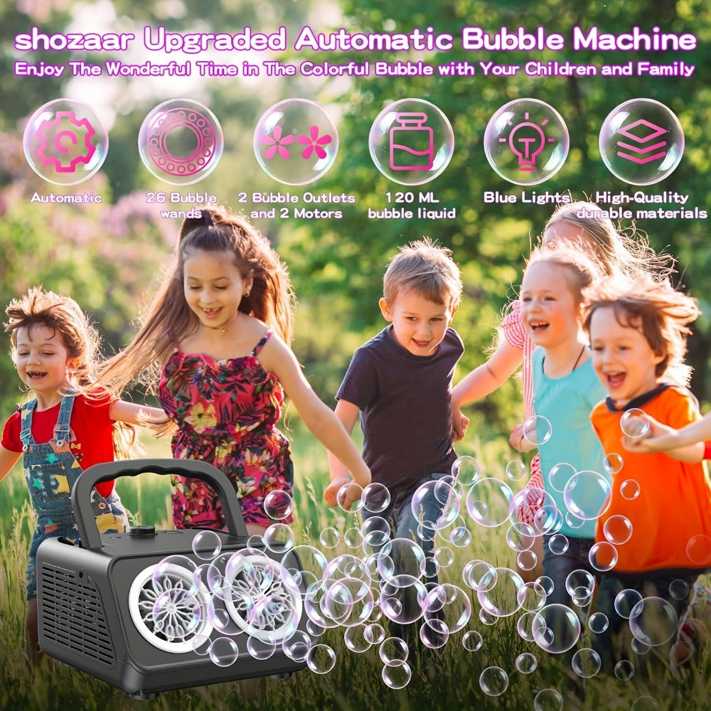 Bubble Machine, Rechargeable, Upgrade, Automatic, Blowing for Parties detail image - detail view 10