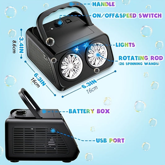 Bubble Machine, Rechargeable, Upgrade, Automatic, Blowing for Parties detail image