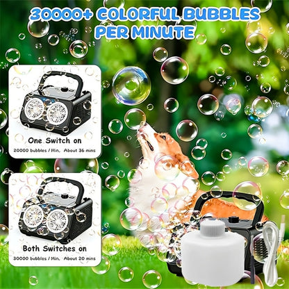 Bubble Machine, Rechargeable, Upgrade, Automatic, Blowing for Parties detail image - detail view 6