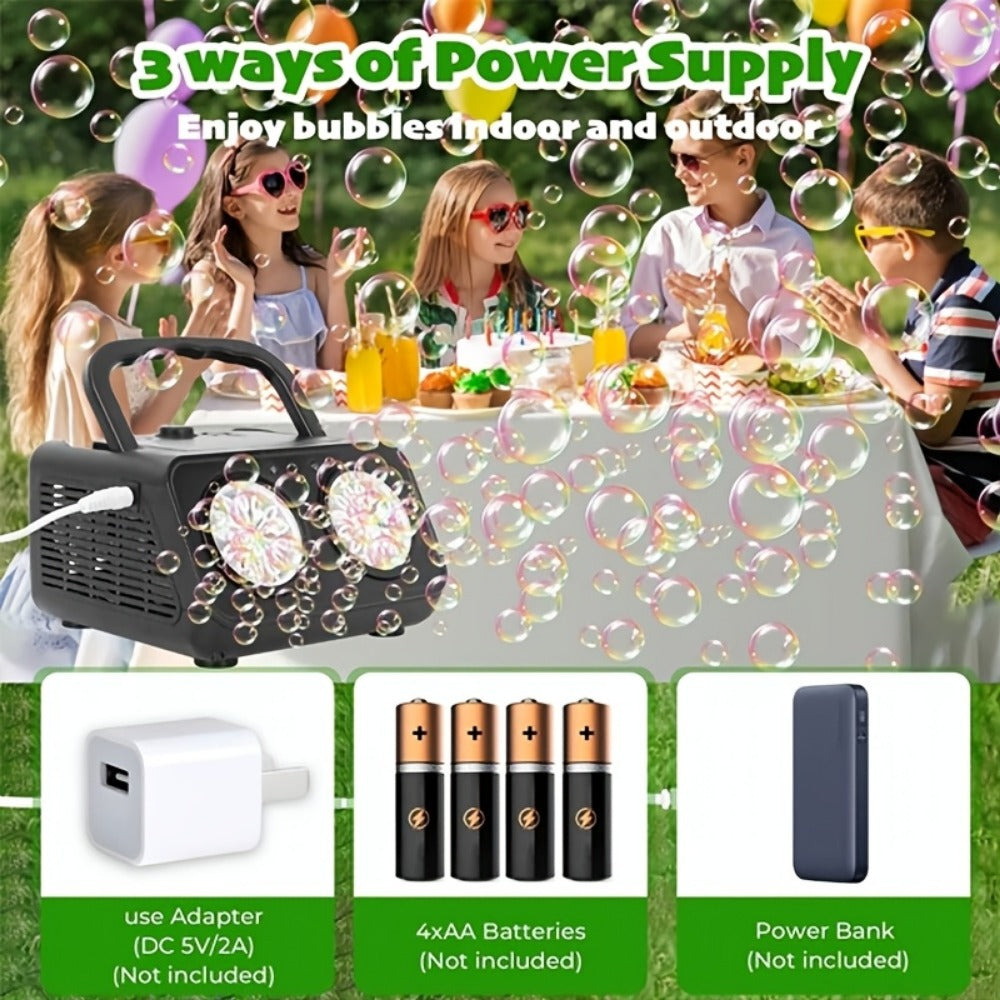 Bubble Machine, Rechargeable, Upgrade, Automatic, Blowing for Parties detail image - detail view 7