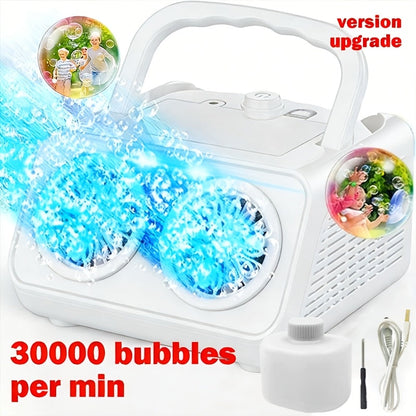 Bubble Machine shown in the White option